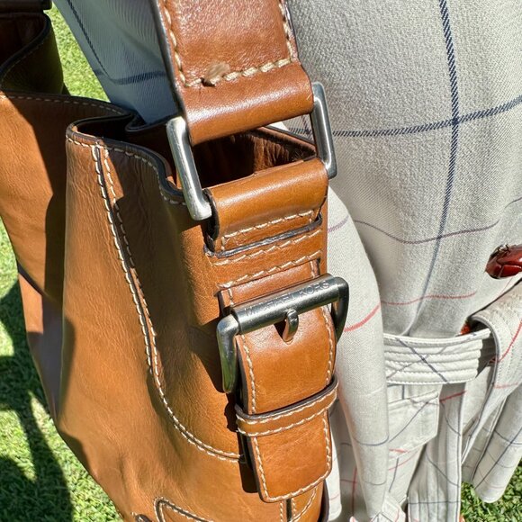 MICHAEL Michael Kors Brookville Caramel Leather Slouchy Hobo Shoulder Bag 2008 - Picture 6 of 15